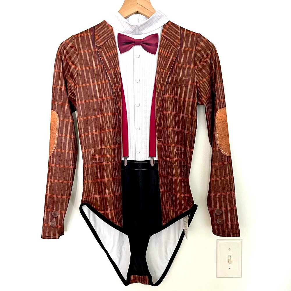 BNWT! Blackmilk Dr. Who 11th Doctor Reef Suit Bodysuit Cosplay Size XL RARE!